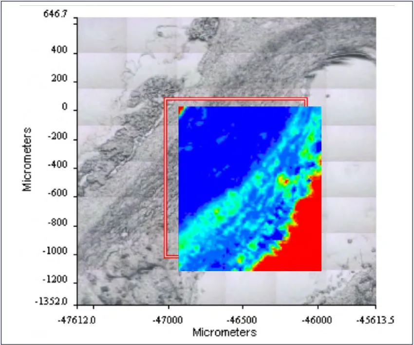 Chemical Imaging difetto superficiale